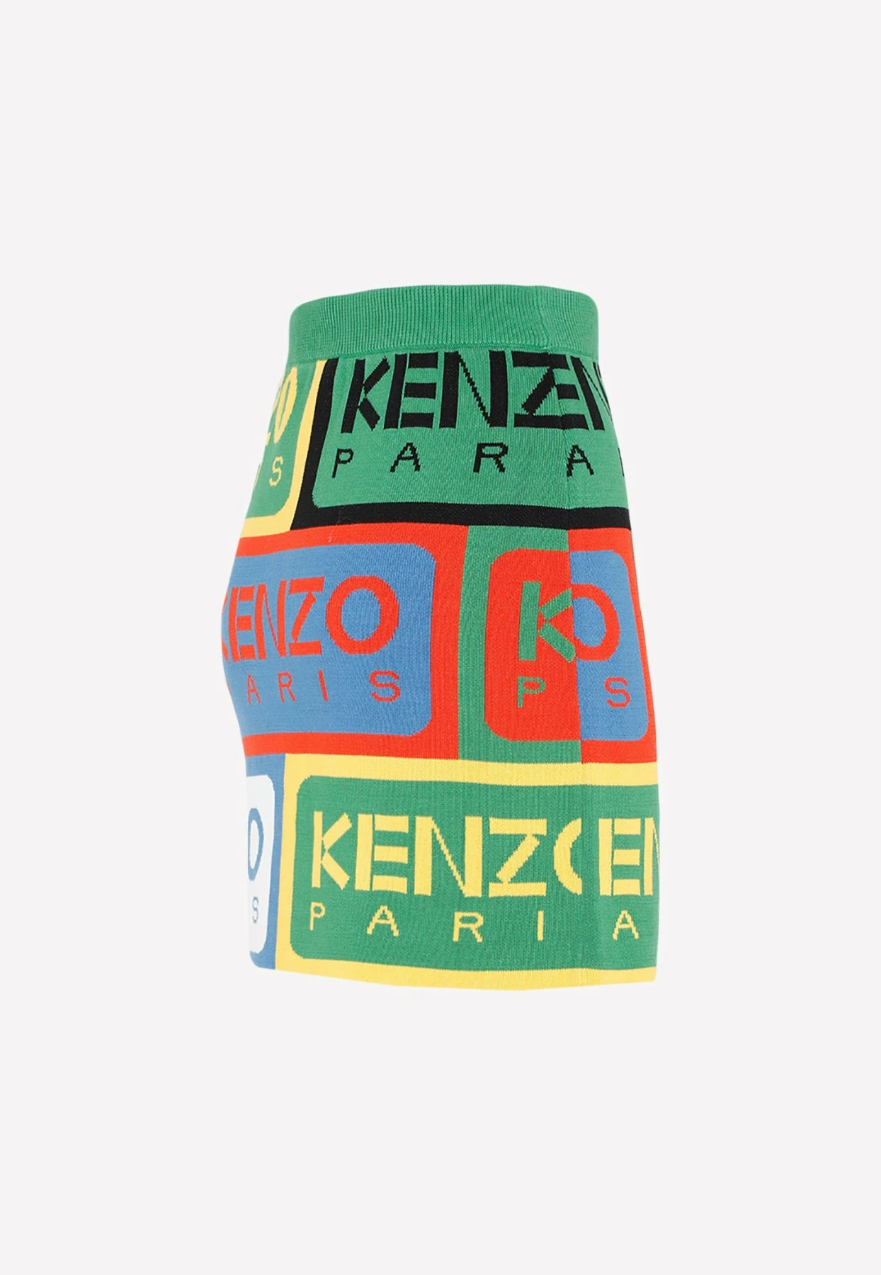 Kenzo Logo-Jacquard Mini Skirt Multicolor 3 Kenzo Logo-Jacquard Mini Skirt Multicolor - Image 3