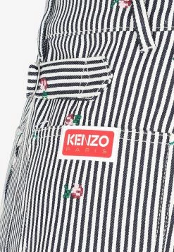 Kenzo Rinse Stripe Mini Denim Skirt Monochrome 7 Kenzo Rinse Stripe Mini Denim Skirt Monochrome -Evening Dresses Popular Store 12012023 103