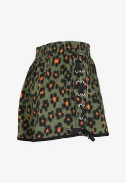 Kenzo Leopard-Print Drawstring Shorts Green 6 Kenzo Leopard-Print Drawstring Shorts Green -Evening Dresses Popular Store 12012023 108