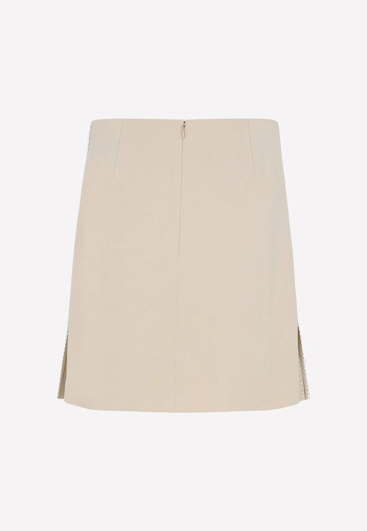 Theory A-line Mini Skirt Nude 2 Theory A-line Mini Skirt Nude - Image 2