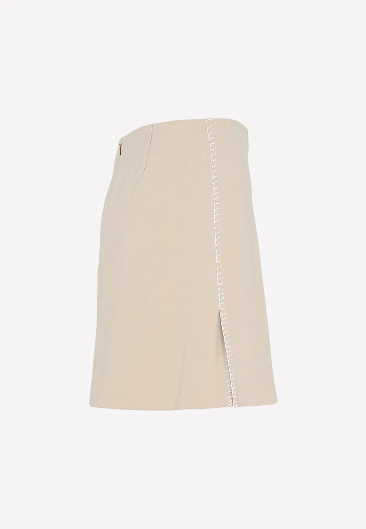 Theory A-line Mini Skirt Nude 3 Theory A-line Mini Skirt Nude - Image 3
