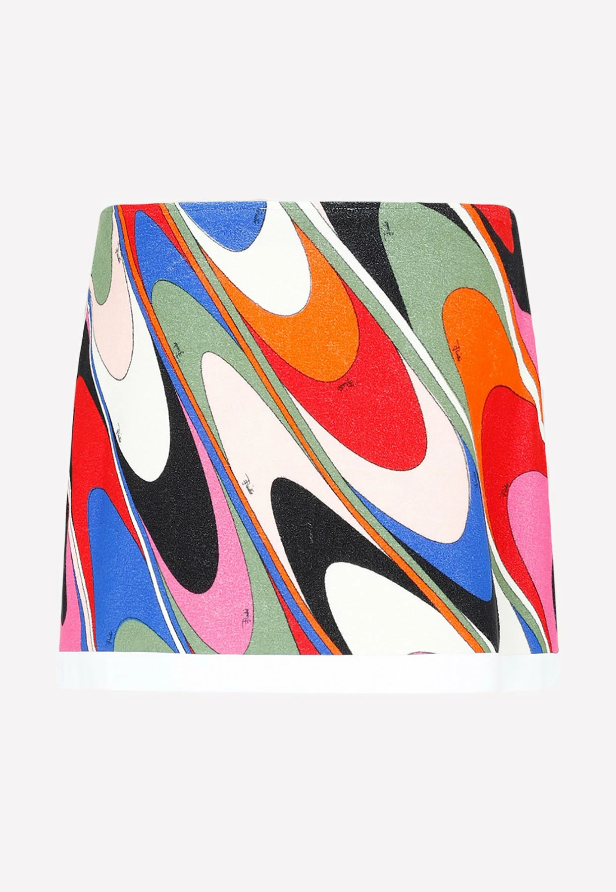 Emilio Pucci Onde-Print Mini Wrap Skirt Multicolor 2 Emilio Pucci Onde-Print Mini Wrap Skirt Multicolor - Image 2