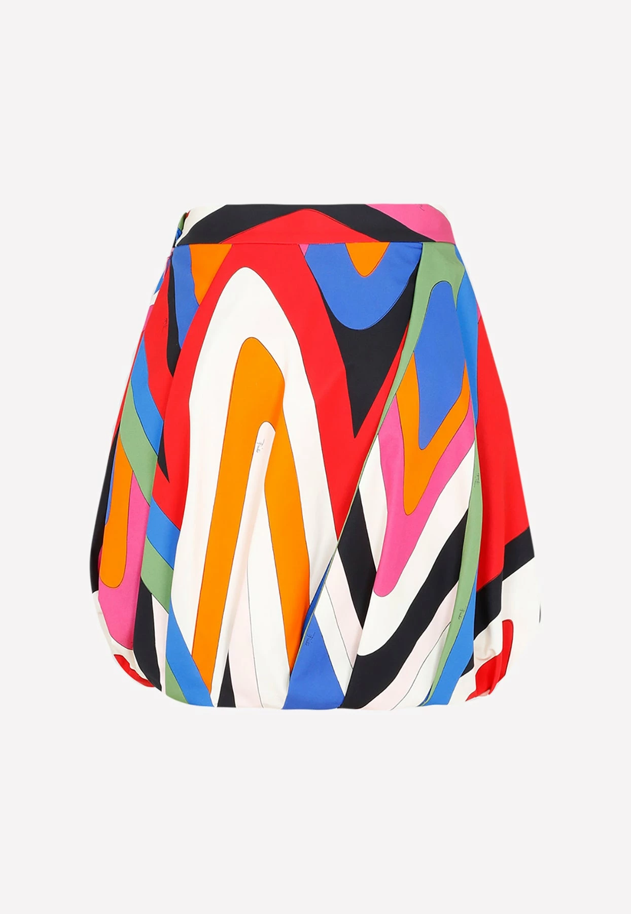 Emilio Pucci Abstract Print Mini Skirt Multicolor 2 Emilio Pucci Abstract Print Mini Skirt Multicolor - Image 2