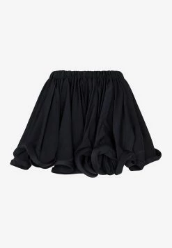 AZ Factory Ruffled Mini Skirt Black