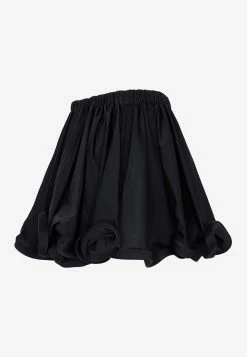 AZ Factory Ruffled Mini Skirt Black -Evening Dresses Popular Store 12012023 209