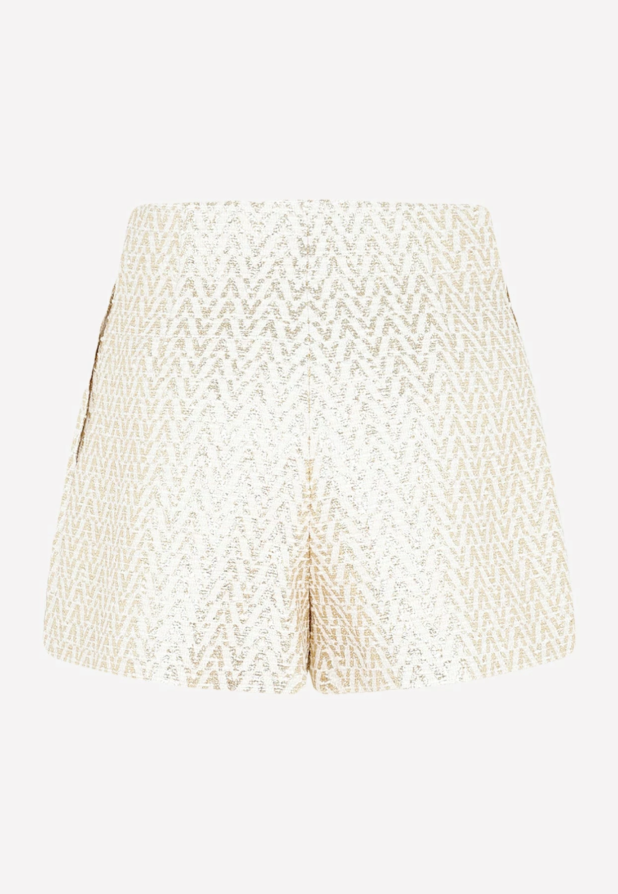 Valentino VLogo Mini Shorts Ivory 2 Valentino VLogo Mini Shorts Ivory - Image 2