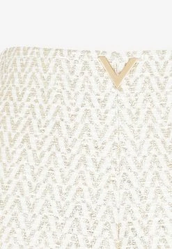 Valentino VLogo Mini Shorts Ivory 7 Valentino VLogo Mini Shorts Ivory -Evening Dresses Popular Store 12012023 273