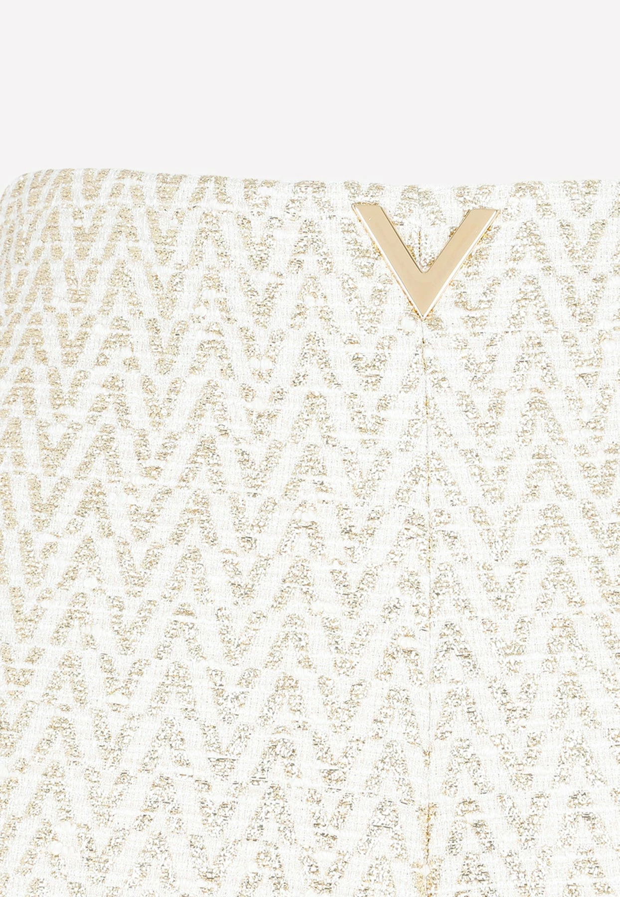 Valentino VLogo Mini Shorts Ivory 4 Valentino VLogo Mini Shorts Ivory - Image 4