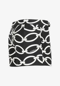 Valentino Chain Print Mini Skirt Monochrome 6 Valentino Chain Print Mini Skirt Monochrome -Evening Dresses Popular Store 12012023 278