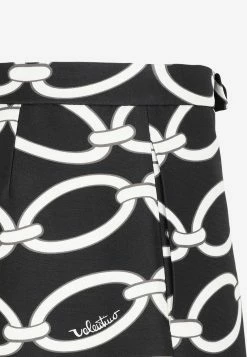 Valentino Chain Print Mini Skirt Monochrome 7 Valentino Chain Print Mini Skirt Monochrome -Evening Dresses Popular Store 12012023 279