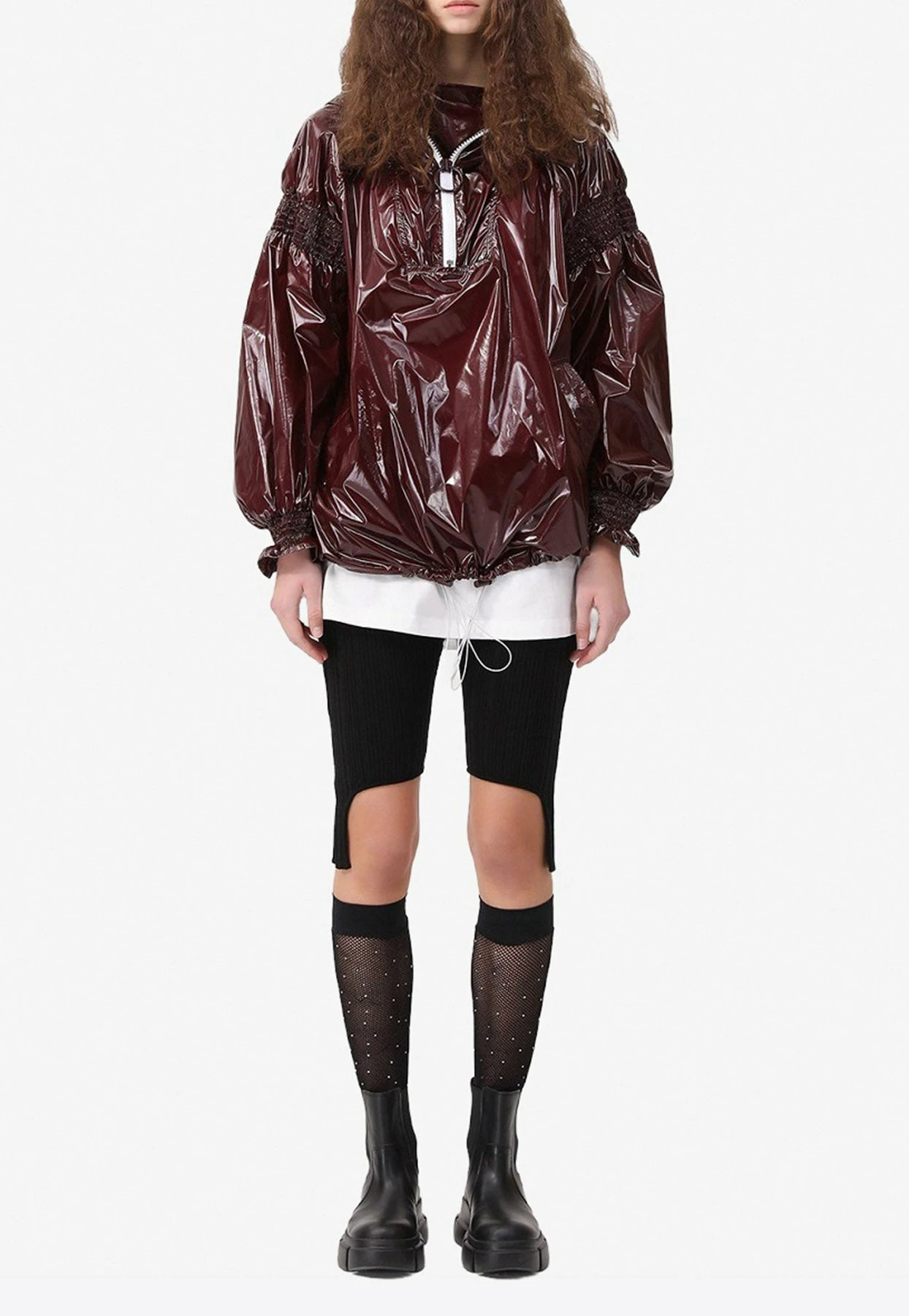 SJYP Side Detail Knit Shorts Black 1 SJYP Side Detail Knit Shorts Black