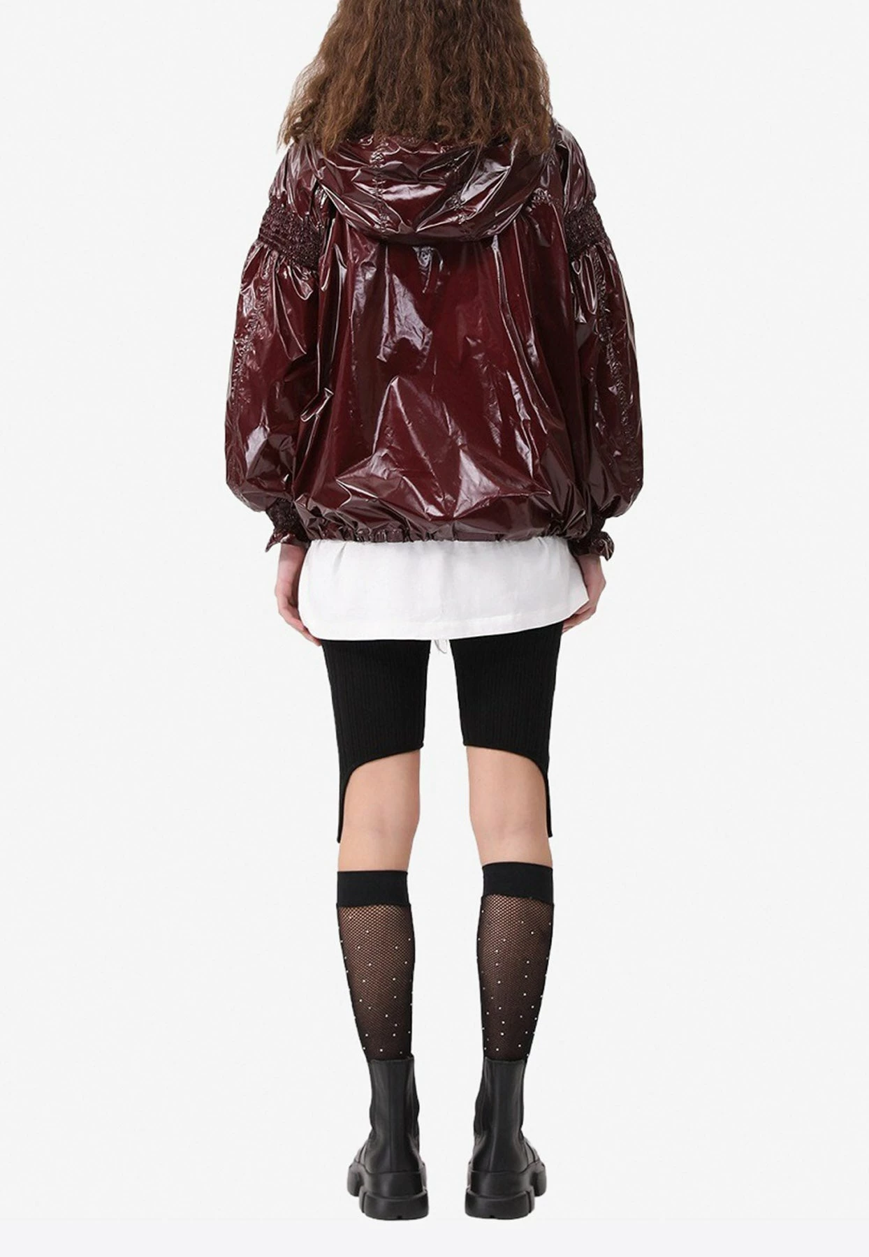 SJYP Side Detail Knit Shorts Black 2 SJYP Side Detail Knit Shorts Black - Image 2