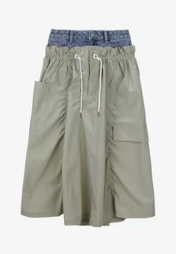 SJYP Denim Waist Skirt Olive -Evening Dresses Popular Store 1207210147pw2b7wsc180w ol 1