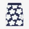 Kenzo Floral Mini Skirt Blue