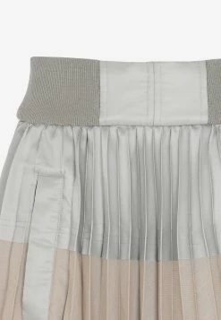 Sacai Pleated Midi Skirt Beige -Evening Dresses Popular Store 13012023 236