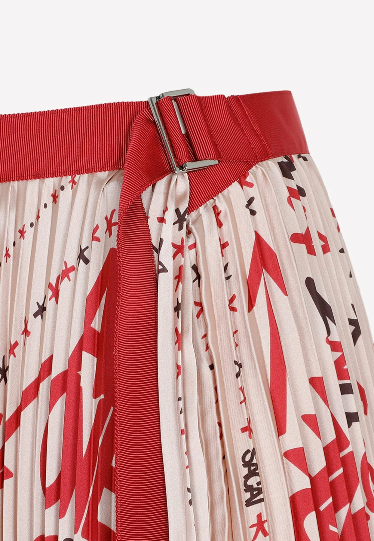 Sacai Eric Haze Pleated Midi Skirt Multicolor 4 Sacai Eric Haze Pleated Midi Skirt Multicolor - Image 4