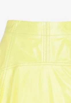 Bottega Veneta Shiny Midi Leather Skirt Sherbert -Evening Dresses Popular Store 13012023 266