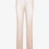 Santa Brands Crystal-Embellished Wide-Leg Pants Blush