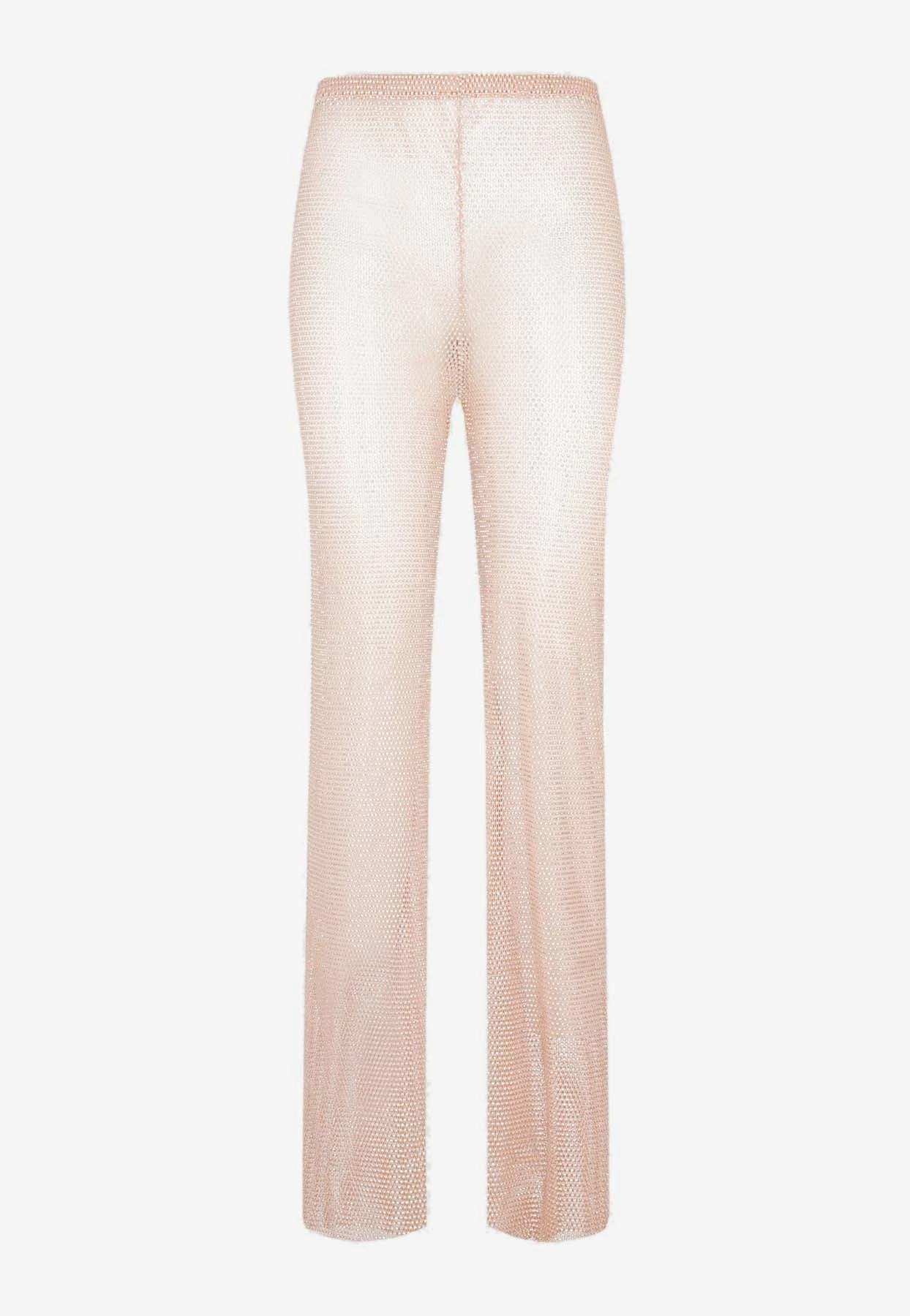 Santa Brands Crystal-Embellished Wide-Leg Pants Blush 1 Santa Brands Crystal-Embellished Wide-Leg Pants Blush