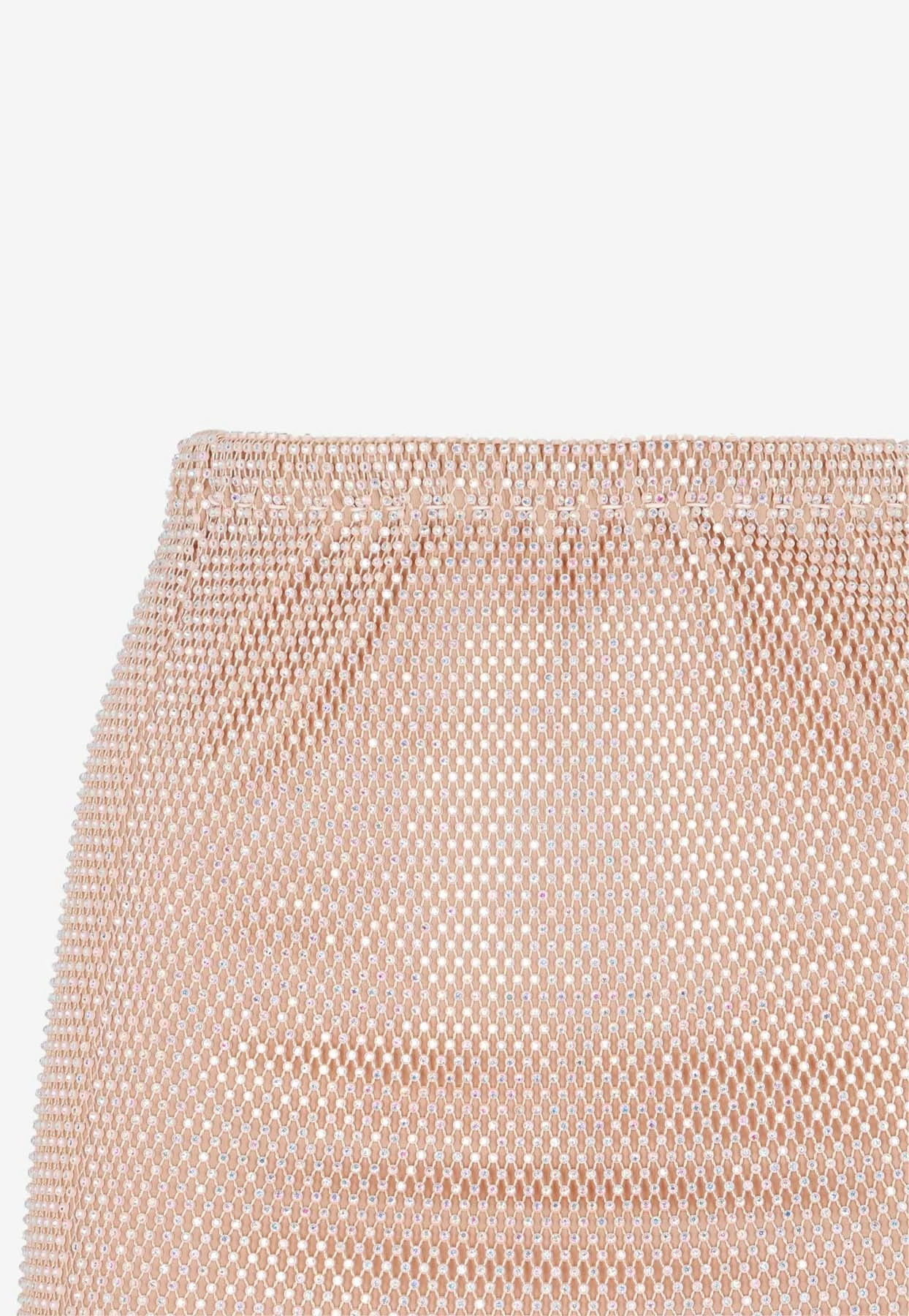 Santa Brands Crystal-Embellished Mini Feather Skirt Blush 4 Santa Brands Crystal-Embellished Mini Feather Skirt Blush - Image 4