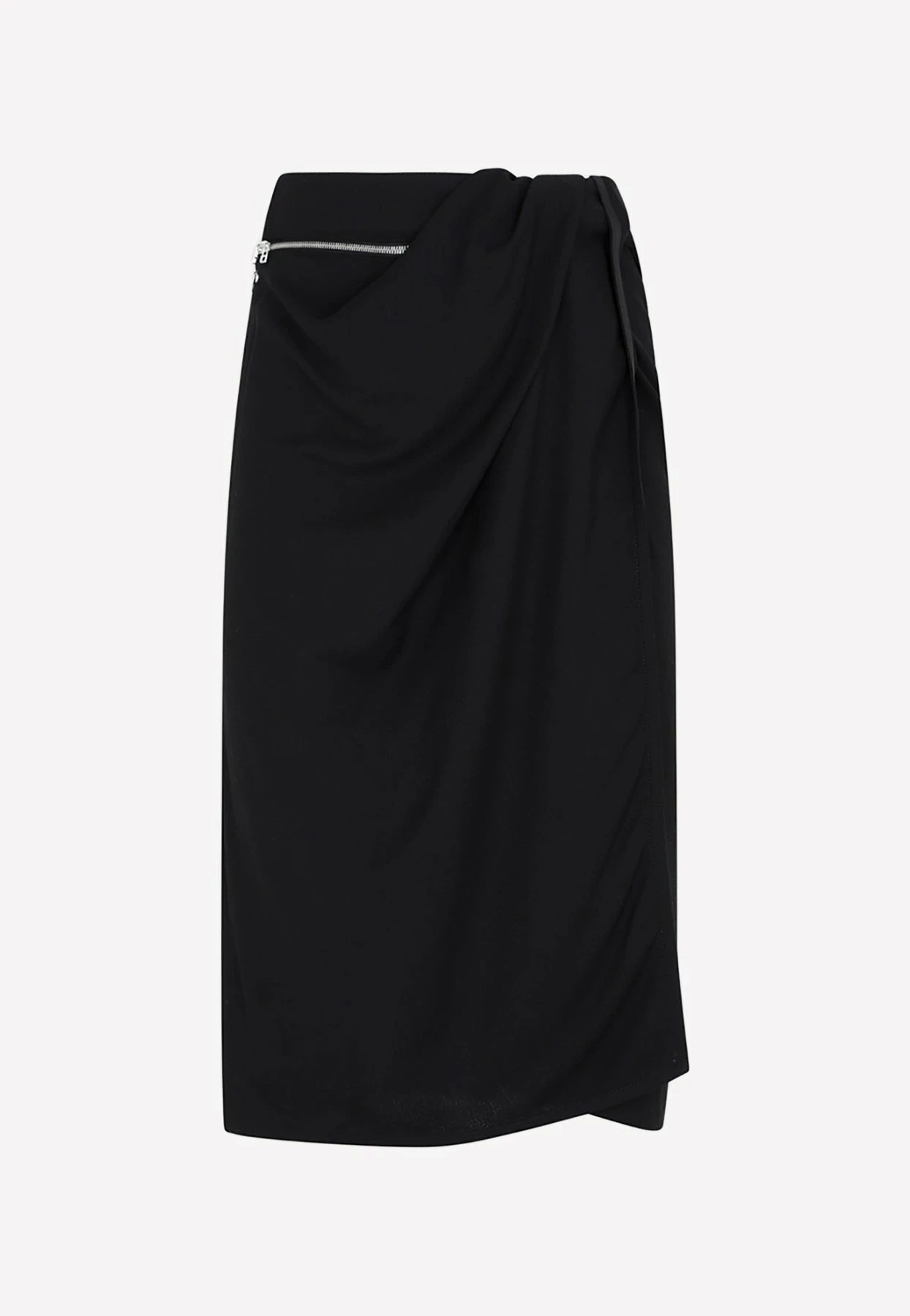 Jacquemus The Bodri Midi Skirt Black 1 Jacquemus The Bodri Midi Skirt Black