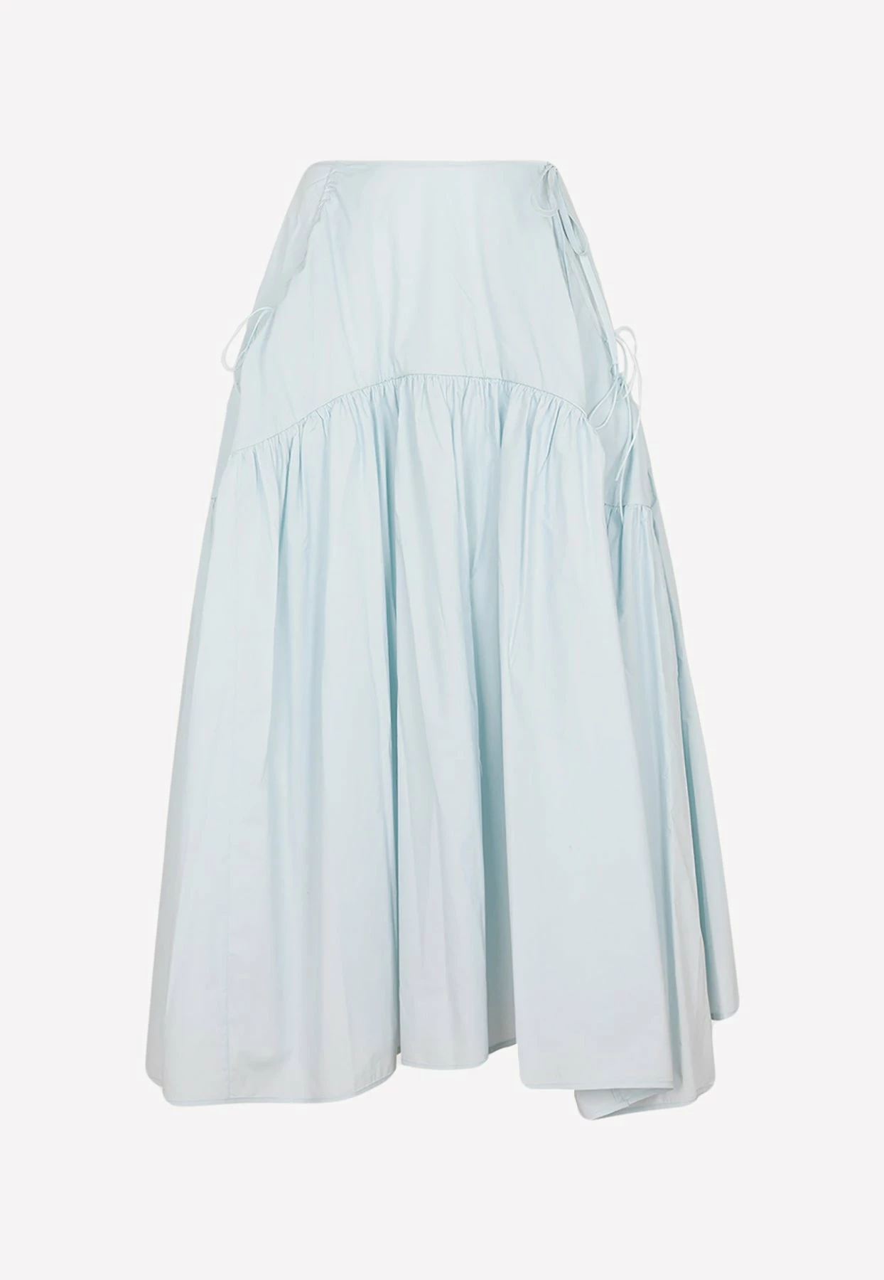Cecilie Bahnsen Lilly Tiered Midi Skirt Blue 1 Cecilie Bahnsen Lilly Tiered Midi Skirt Blue