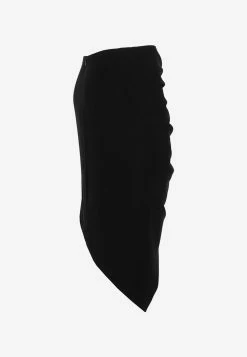 Monot Ruched Asymmetric Mini Skirt Black 6 Monot Ruched Asymmetric Mini Skirt Black -Evening Dresses Popular Store 13102022 244