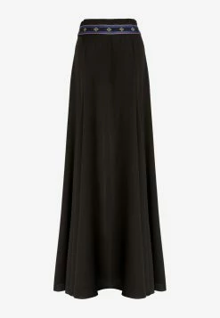 Etro Silk Skirt With Ribbons And Floral Detail Black 9 Etro Silk Skirt With Ribbons And Floral Detail Black -Evening Dresses Popular Store 13236 5066 200001