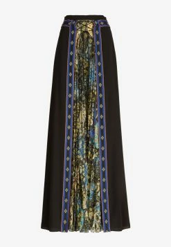 Etro Silk Skirt With Ribbons And Floral Detail Black 8 Etro Silk Skirt With Ribbons And Floral Detail Black -Evening Dresses Popular Store 13236 5066 200001 204