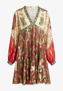 Etro Floral Paisley Print Silk Long-Sleeved Mini Dress Multicolor 6 Etro Floral Paisley Print Silk Long-Sleeved Mini Dress Multicolor -Evening Dresses Popular Store 13279 5064 200600 203