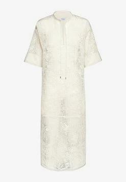 Salvatore Ferragamo Cordonetto Lace Midi Dress White -Evening Dresses Popular Store 132923 20A 20746088 20LATTE 202