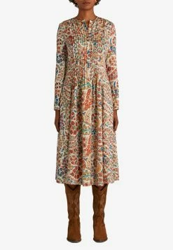 Etro Floral Paisley Midi Dress Multicolor