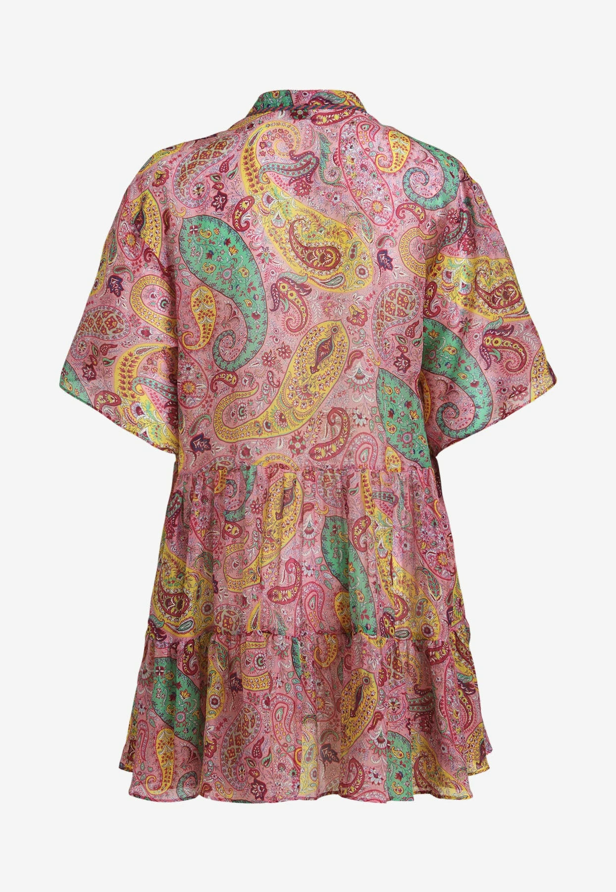 Etro Paisley Print Mini Dress Pink 4 Etro Paisley Print Mini Dress Pink - Image 4