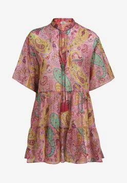 Etro Paisley Print Mini Dress Pink 6 Etro Paisley Print Mini Dress Pink -Evening Dresses Popular Store 13650 4470 200650 201