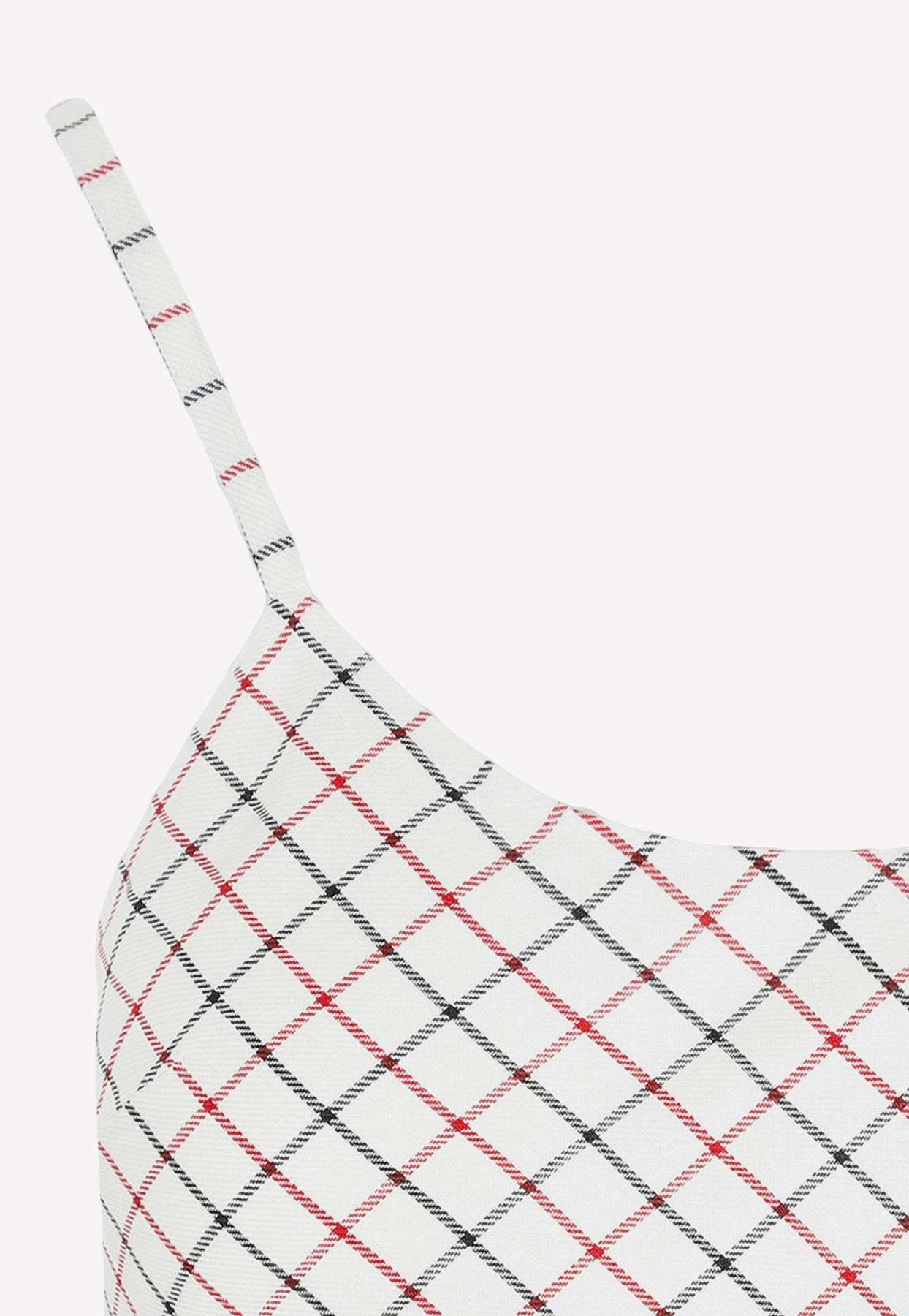 Maison Margiela Sleeveless Checked Midi Dress Nude 3 Maison Margiela Sleeveless Checked Midi Dress Nude - Image 3