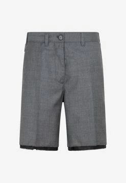 Miu Miu Grisaille Bermuda Shorts Gray