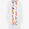 MSGM Long-sleeved Shirt Dress White