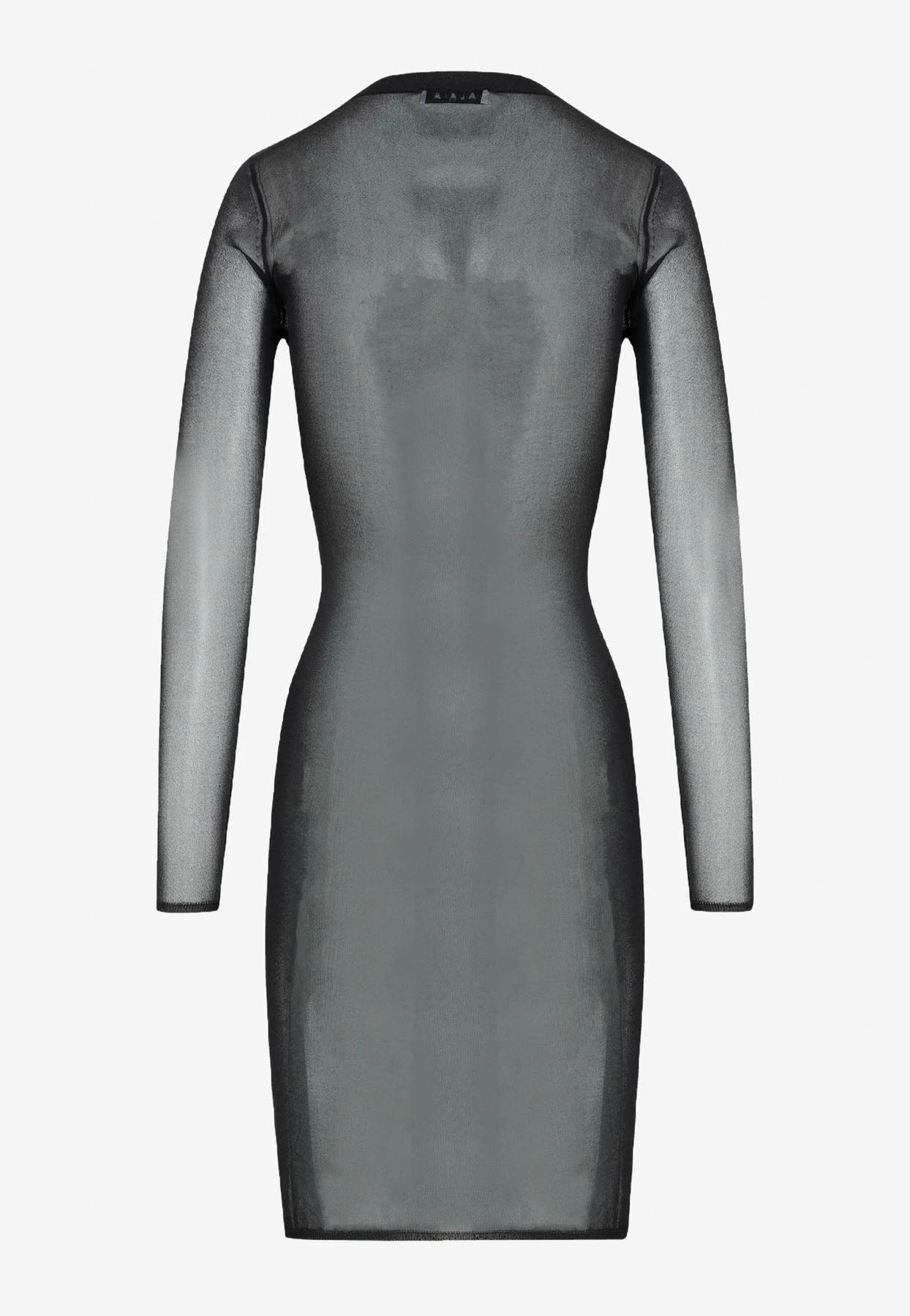 Alaïa Transparent Voile Mini Dress Black 2 Alaïa Transparent Voile Mini Dress Black - Image 2
