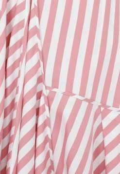 Jil Sander Striped Cotton Sundress Pink 6 Jil Sander Striped Cotton Sundress Pink -Evening Dresses Popular Store 16122021 141