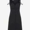 Stella McCartney Scuba Mini Bustier Dress Black
