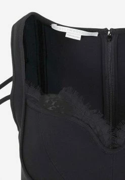 Stella McCartney Scuba Mini Bustier Dress Black 5 Stella McCartney Scuba Mini Bustier Dress Black -Evening Dresses Popular Store 17012022 682