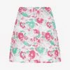 GANNI 3D Floral Mini Skirt Multicolor