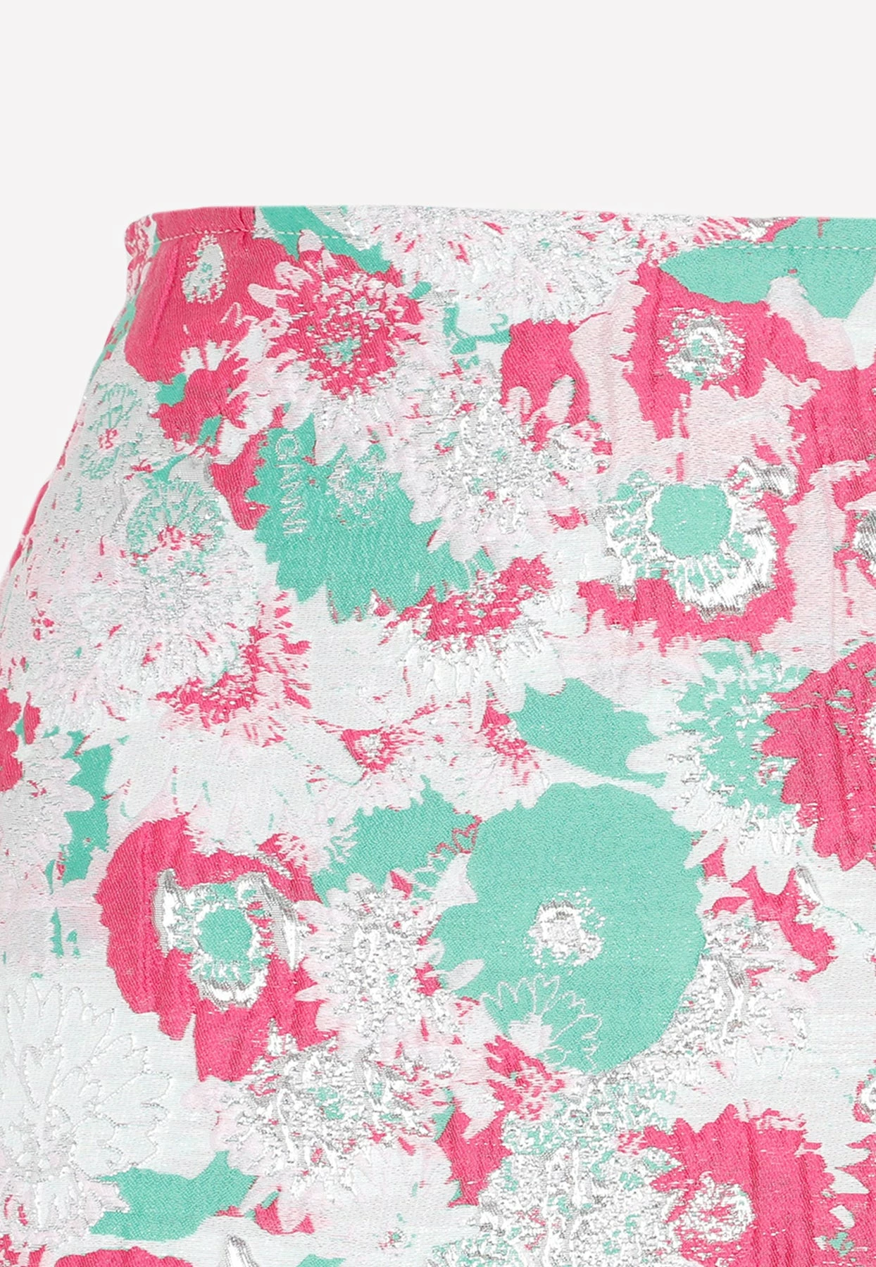 GANNI 3D Floral Mini Skirt Multicolor 4 GANNI 3D Floral Mini Skirt Multicolor - Image 4