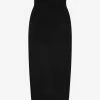 Victoria Beckham High-Rise Midi Skirt Black