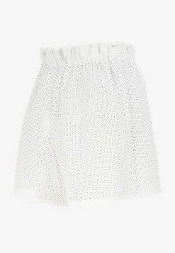 Prada Perforated Leather Shorts White -Evening Dresses Popular Store 17122020 101
