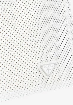 Prada Perforated Leather Shorts White -Evening Dresses Popular Store 17122020 102