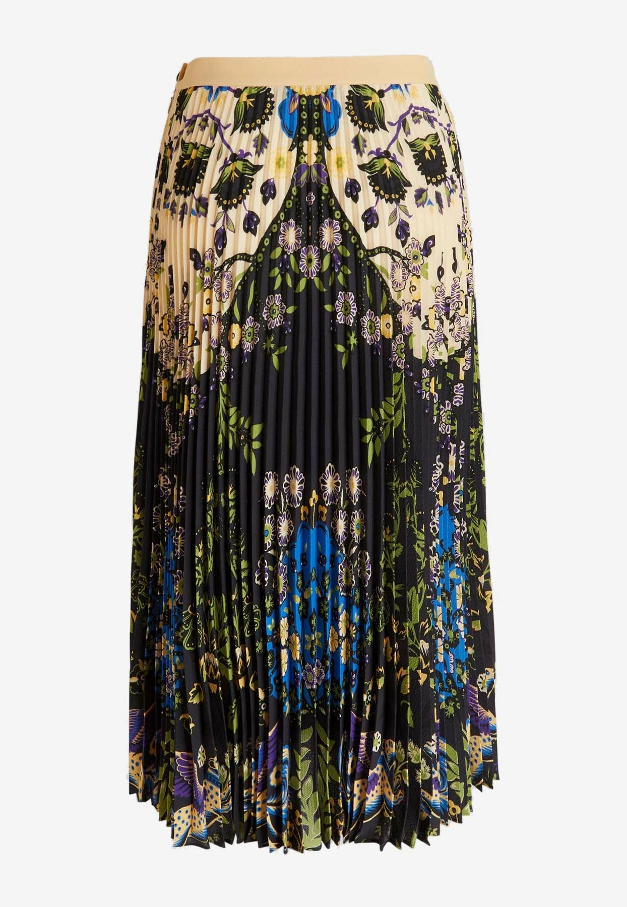 Etro Printed Pleated Midi Skirt Multicolor 4 Etro Printed Pleated Midi Skirt Multicolor - Image 4