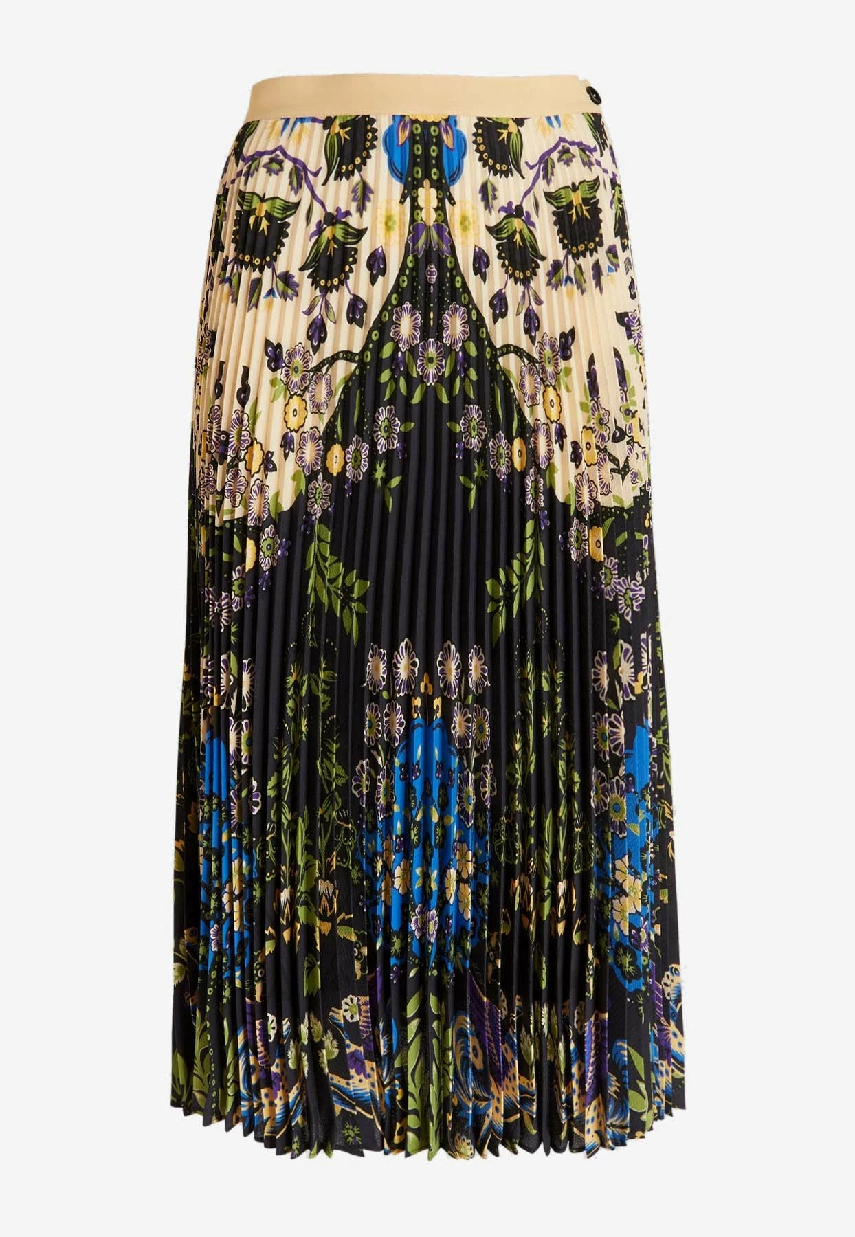 Etro Printed Pleated Midi Skirt Multicolor 5 Etro Printed Pleated Midi Skirt Multicolor - Image 5