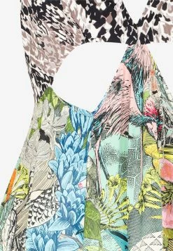 Anjuna Lia Animal And Floral Print Maxi Dress Multicolor -Evening Dresses Popular Store 19042022 004