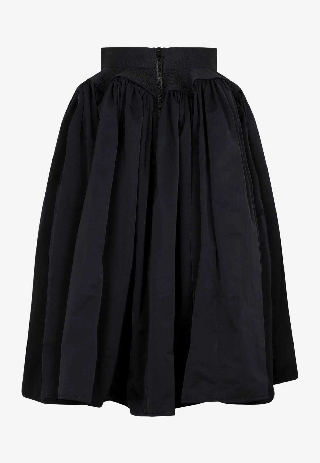 Bottega Veneta Voluminous Gathered Midi Skirt Black 2 Bottega Veneta Voluminous Gathered Midi Skirt Black - Image 2